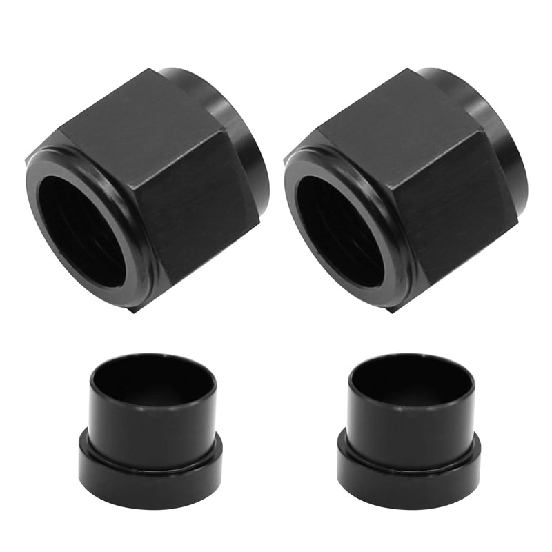 [Australia - AusPower] - 10AN 5/8'' Sleeve Fitting and Female Hardline Tube Nut for OD Aluminum Tubing (2 Pcs) 