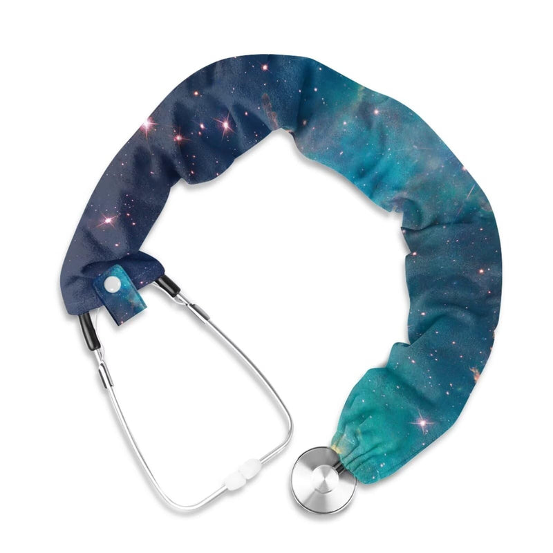 [Australia - AusPower] - Rnyleeg Starry Stethoscope Covers for Nurses Soft Polyester Stethoscope Sleeve Universal Stethoscope Accessories Fit to All Types of Stethoscopes 1 Starry Print 