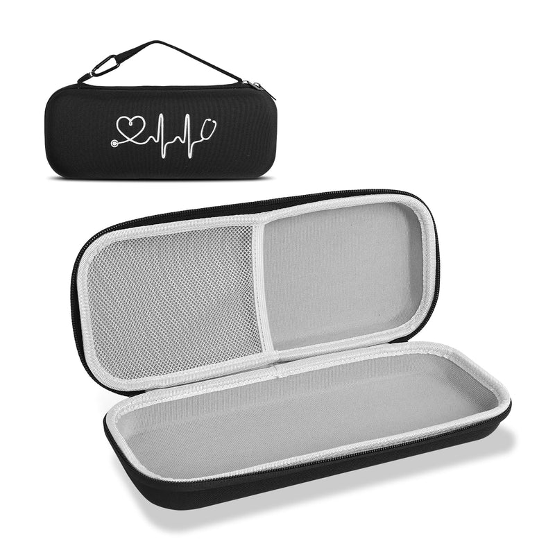[Australia - AusPower] - Stethoscope Case Compatible with 3M Littmann Classic III,Cardiology IV Diagnostic,Lightweight II S.E,(Case Only)-Black 