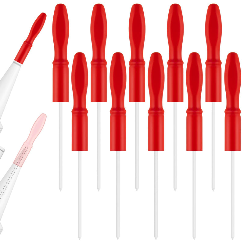 [Australia - AusPower] - Gisafai 10 Pack Caulk Tube Caps Reusable Caulk Tube Sealer Caps Tool for Sealing and Preserving Open Universal Prevent Drying(Red) Red 