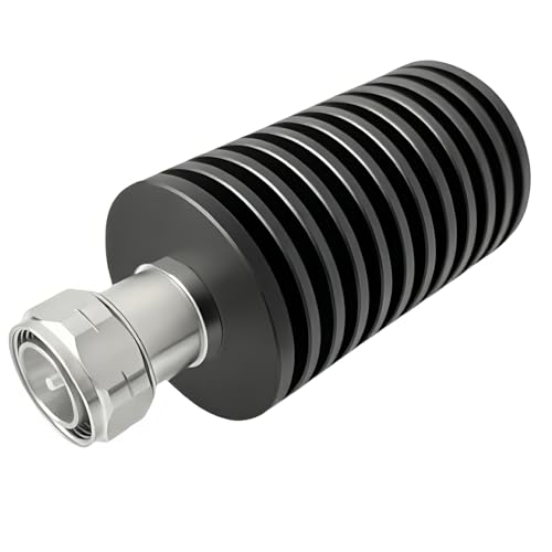 BECEN 50 W 50 Ohm Termination Load 4.3-10 Mini DIN Low VSWR 3GHz Load | 50W 4.3 10 50 ohm Dummy Load DC to 3GHz Dummy-last For Ham Radio vhf uhf Antenna Test 50W MINI DIN LOAD 3G