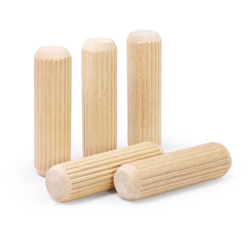 FoDau770 1/2 x 1-3/4 inch beech wood dowel pins, 200-piece set