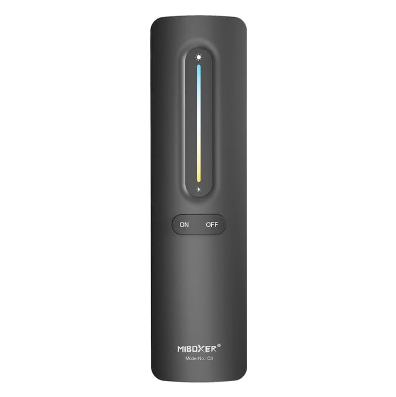 [Australia - AusPower] - Miboxer C3 CCT Color Temperature Remote Controller, Black 1 Zone CCT Remote, Color Temperature and Brightness Adjustable 