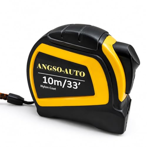 ANGSO-AUTO 33 ft/10 m self-locking tape measure for ADAS calibration tool setup
