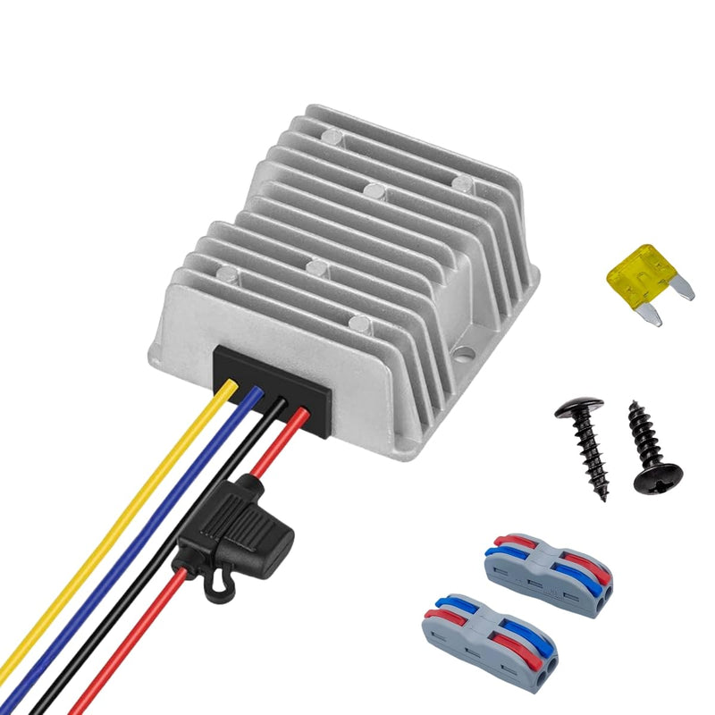 [Australia - AusPower] - DC-DC 36V/48V Step Down to 240W Power Converters, 24V Regulator Buck Reducer Converter Waterproof Module Car Power Supply Transformer for Golf Cart Club Car 
