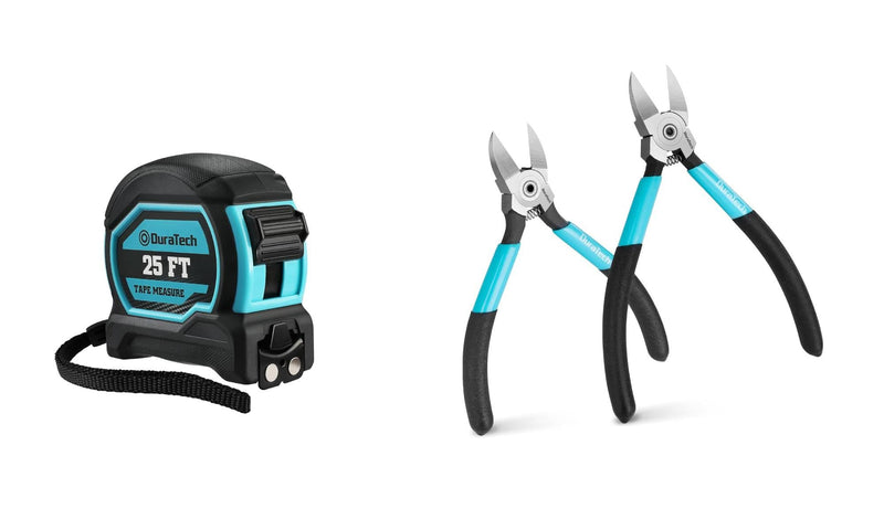 [Australia - AusPower] - DURATECH Magnetic Tape Measure 25F & DURATECH 5-Inch and 6-Inch Professional Flush Cutters 