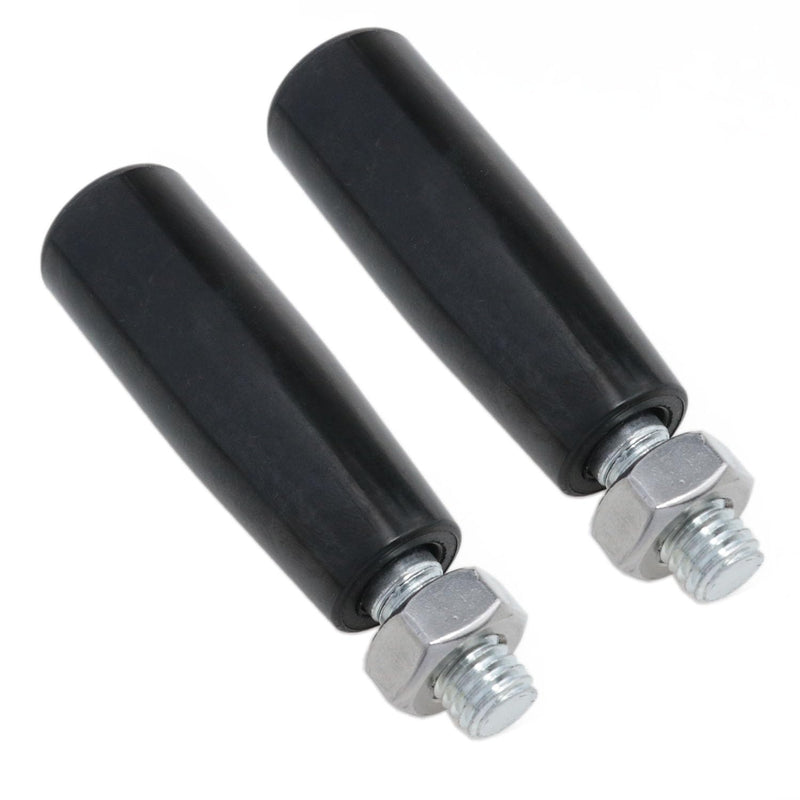 [Australia - AusPower] - yukata Revolving Handle Lathe Handle Marine Winch Handle Trailer Jack Handle Crank Handwheel M10 Threaded Handle with nut 2pcs 
