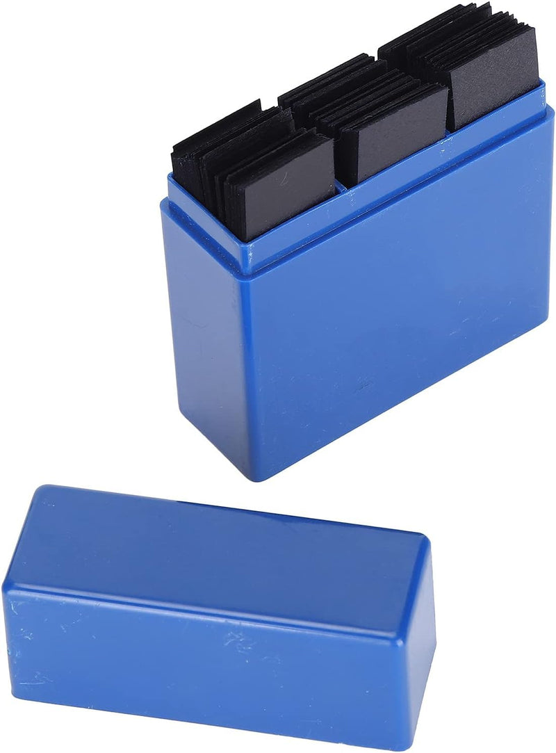 [Australia - AusPower] - 300 Sheets Dental Articulating Paper, Plastic Dispenser Red and Blue 100 Micron Bite Articulating Paper & Film Doubled Side 