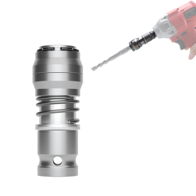 [Australia - AusPower] - Electric Wrench to Electric Hammer Drill Converter ElectricWrench Drill Chuck Adapter Conversion Adapter (Round Handle) Round Handle 