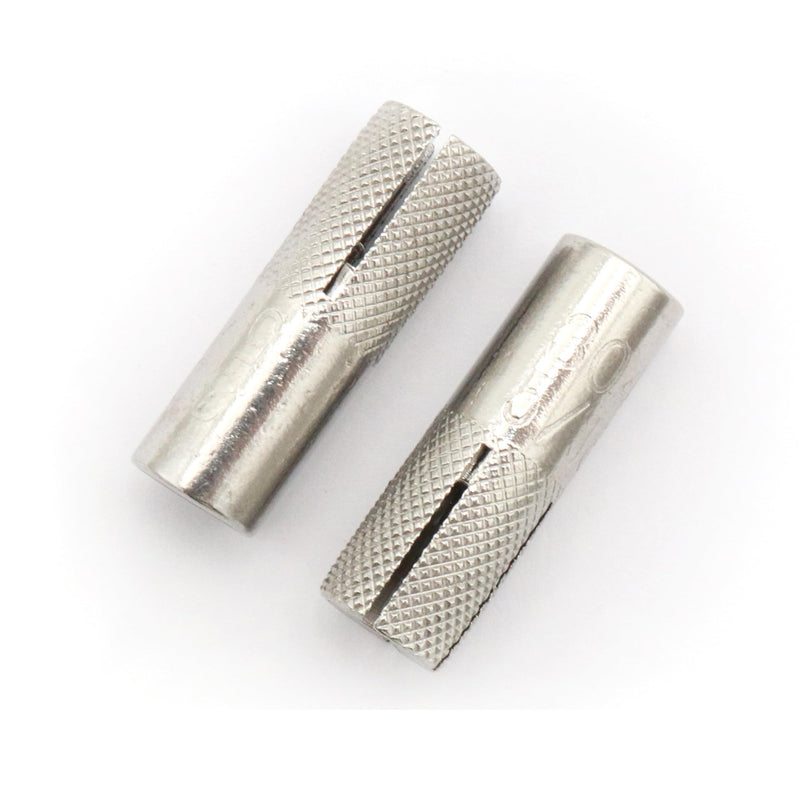[Australia - AusPower] - 20pcs Drop in Anchors, (5/16''-18) Knurled Drop-in-Anchor for Solid Concrete, Internal Forced Expansion Screw Bolts, 304 Stainless Steel(Silver) 