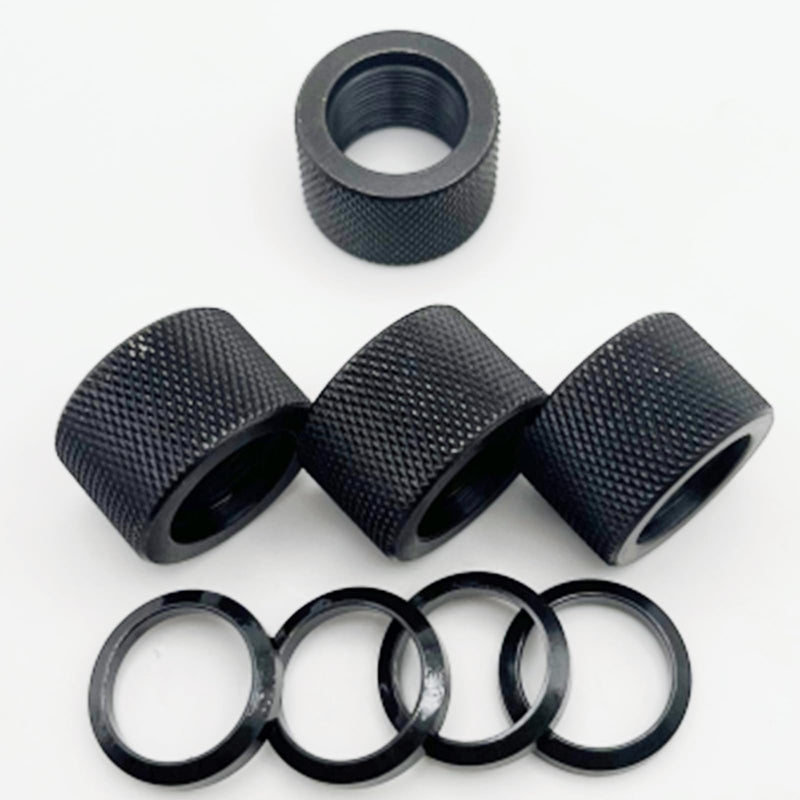 [Australia - AusPower] - Thread Protector 5/8 * 24 for .308 LR308, with Crush Washer, Steel, 4 Pack 
