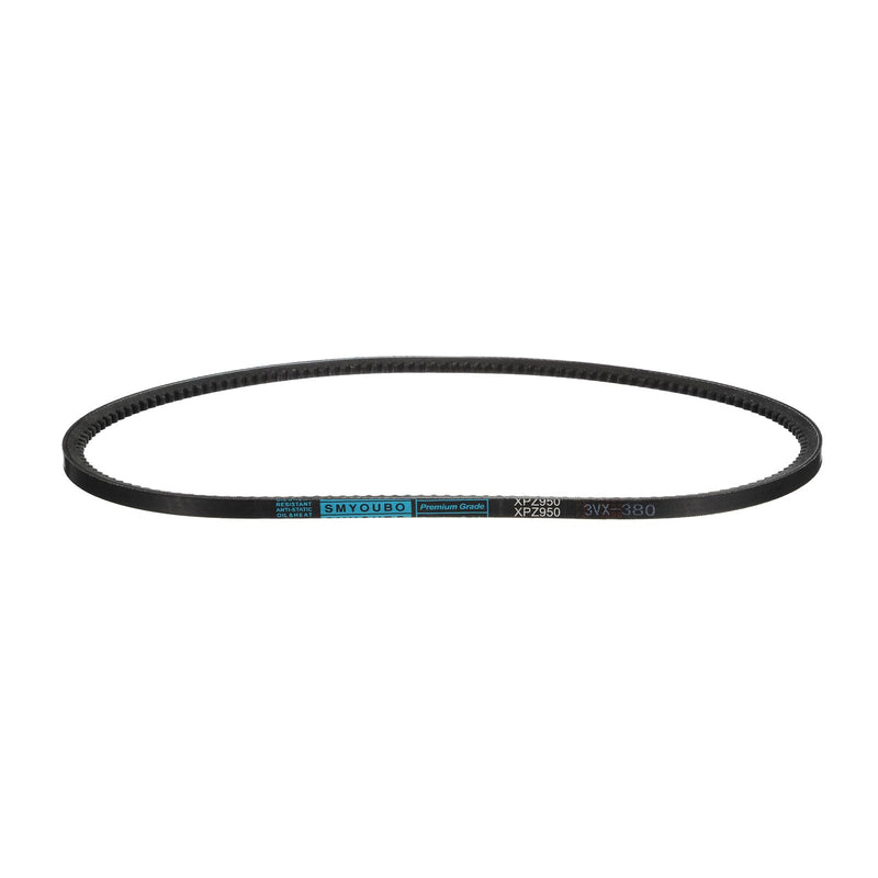 [Australia - AusPower] - uxcell 3VX380 Rubber V-Belt, Raw Edge Cogged Industrial V Belt 38" Length x 0.38" Width x 0.32" Thickness 1 