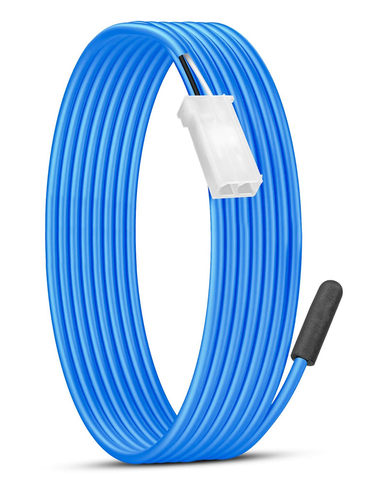 [Australia - AusPower] - Coil Temperature Sensor Replace 337-60406-02 for Refrigerator Cabinet, 74 Inch Blue Cable Coil Probe Replacement Part 