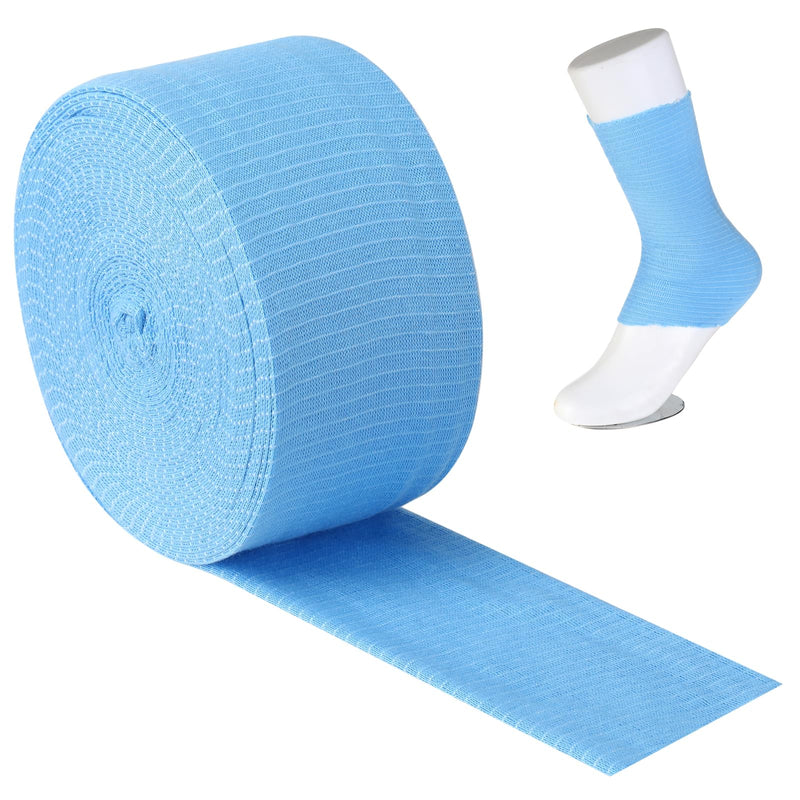 [Australia - AusPower] - Tubular Bandage Cotton Support Size D Elasticated Stockinette, Washable Elastic Compression Bandages for Arm, Knees, Legs(3’’X8.75yd) 