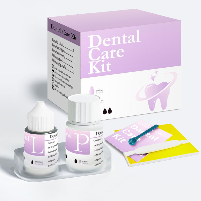 [Australia - AusPower] - Zinc Oxide Eugenol Cement Dental Care Kit Glue for Crowns & Bridges Filling(h1-001) 