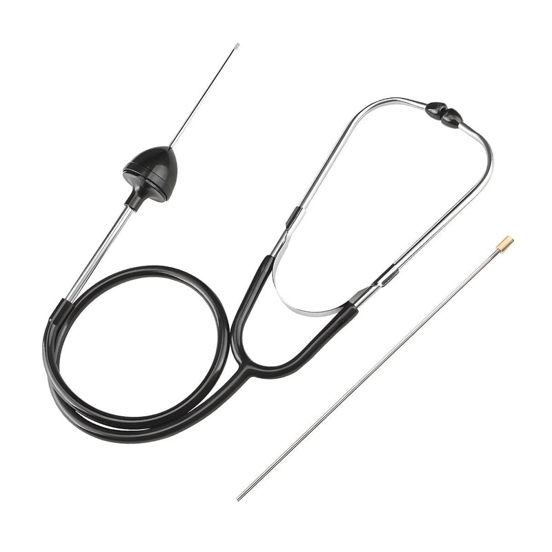 [Australia - AusPower] - Automotive Engine Stethoscope, Automotive Mechanics Stethoscope Kit Hearing Tool with Extended Probe, Engine Diagnostic Tool for Cars Trucks Motorcycles, Car Accessories 