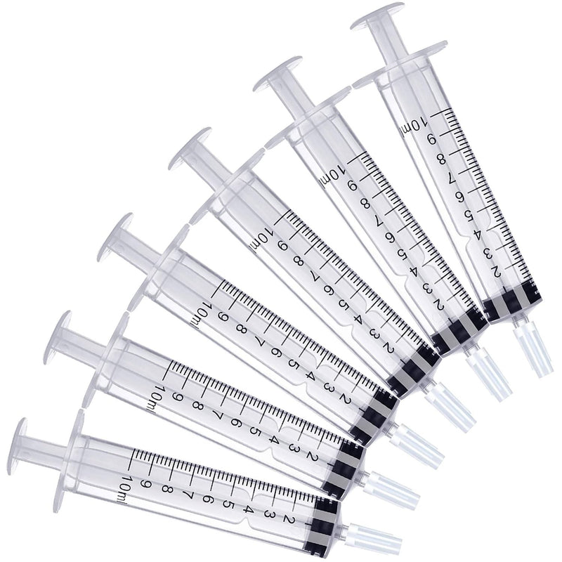 [Australia - AusPower] - 10ml Syringe for Liquid, 10cc Syringes Without Needle, Individually Wrapped, Pack of 12 10ml 
