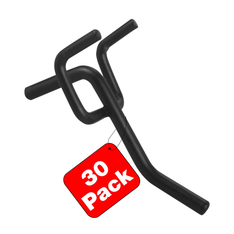 [Australia - AusPower] - G.CORE Pegboard Hooks Accessories - 30pcs 2inch Metal Peg Board Tool Hangers, Fits 1/8 1/4 Pegs Slots, Pegboard Wall Organizer Shelving Racks, Hanging Display Storage Holders for Garage Craft Office 30 2 Inch 