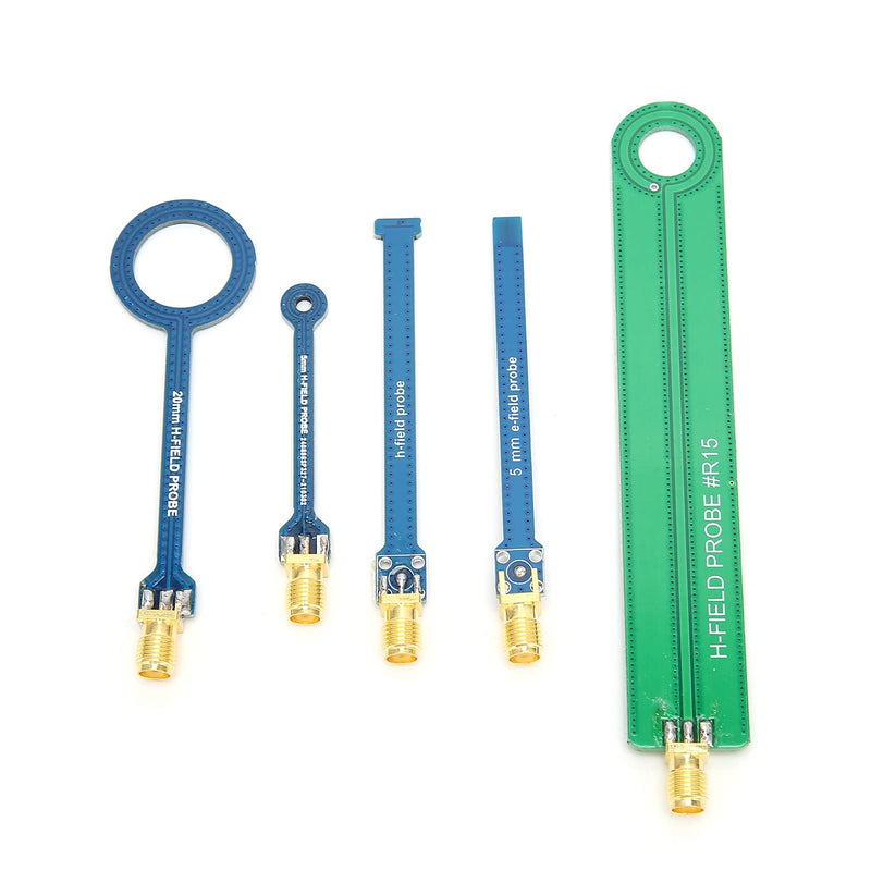 [Australia - AusPower] - 5Pcs Magnetic Field Probe, EMC EMI Near Field Conduction Test Antenna Set 9KHz 3GHz SMA Female Antenna Fine for Conducted Radiation 