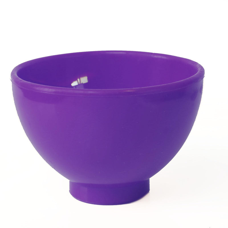 [Australia - AusPower] - Autoclavable 2mins Heat at 135°C (275°F), Silicone Flexible Dental Mixing Bowl, Mixing Plasters- Medium 4“ (d) x 3" (h) 240 ml/cc, 8oz, Purple 