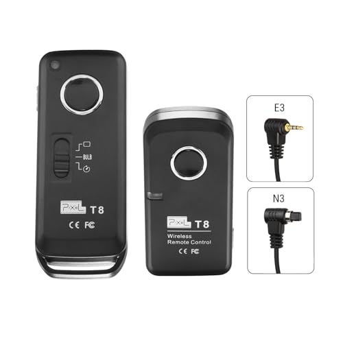 Camera Wireless Shutter Release Remote Control for Canon EOS R5 C, R3, R6, 5D, For Fujifilm GFX 50S II, for Olympus E-M1 Mark III, E-M5 III;Replaces Canon TC-80N3, RS-60E3, Fuji RR-100, Olympus RM-CB2