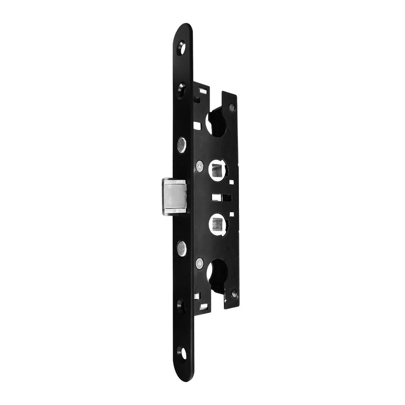 Storm Door 2 Piont Mortise Lock Body Replacement Fit for Pella Storm Door Handle Set Part (Black) 1 Pack Black