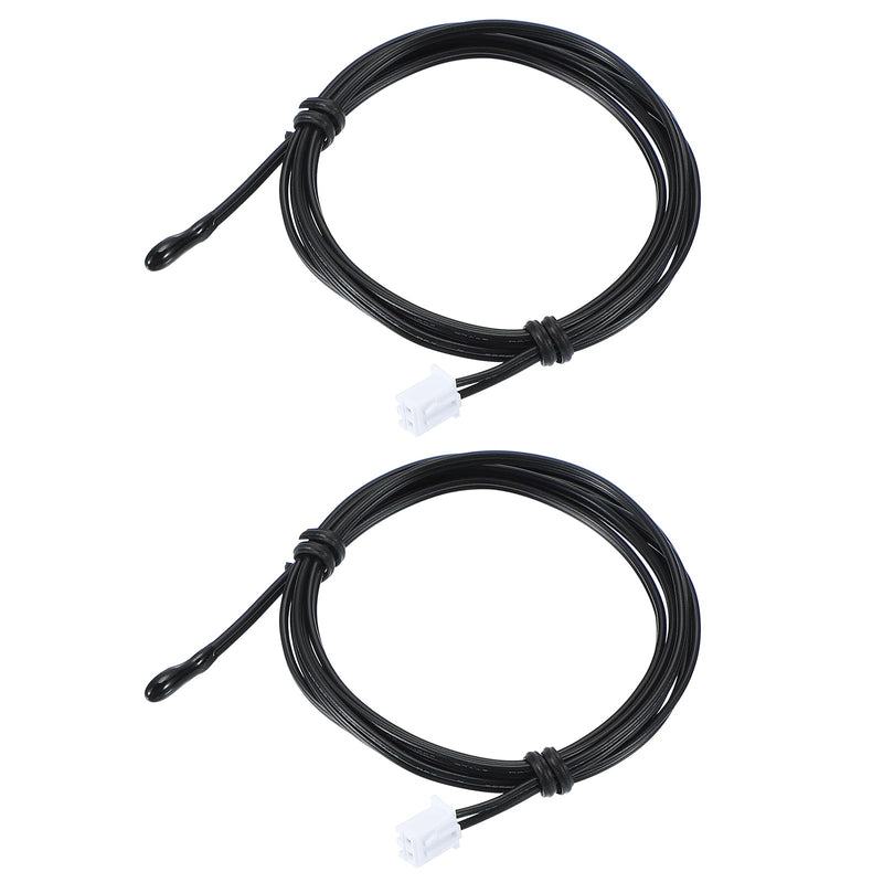 [Australia - AusPower] - PATIKIL 10K NTC Temperature Sensor, 2 Pcs 39 Inch 1% 3950 Waterproof Epoxy Temperature Sensor Probe Temp Sensor Digital Temperature Transmitter Extension for Air Conditioner Fridge 