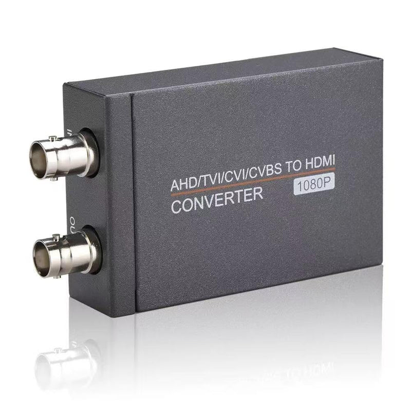 AHD/TVI/CVI/CVBS to HDMI Converter BNC to HDMI Video Adapter for Monitor HDTV DVRs