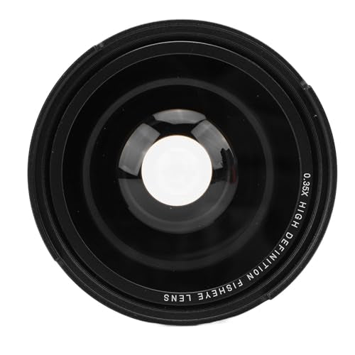 0.35x Ultra Wide Angle Fisheye Lens with Macro, AF IR Compatible. Suitable for All Cameras, Camcorders, and Lenses. for High Resolution Day and Night Photography (55mm) 55mm
