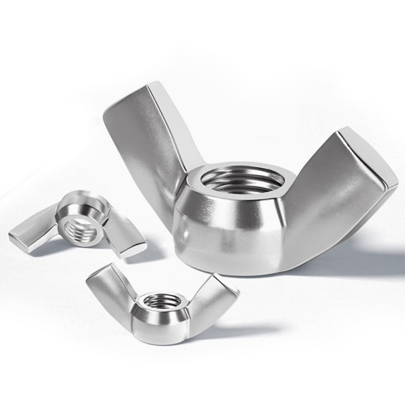 [Australia - AusPower] - 1/4"-20 Wing Nuts,Stainless Steel 18-8(304) Wing Nuts, 20Pcs-Pack 