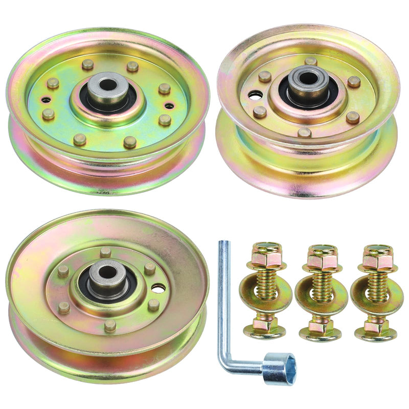 [Australia - AusPower] - 532177968 Idler Pulley with 596481401 Pulley 532193195 Pulley Replaces 177968 Pulley 193197 Husqvarna 532193197 Husqvarna 532175820 175820 Pulley Craftsman Idler Pulley 175820 