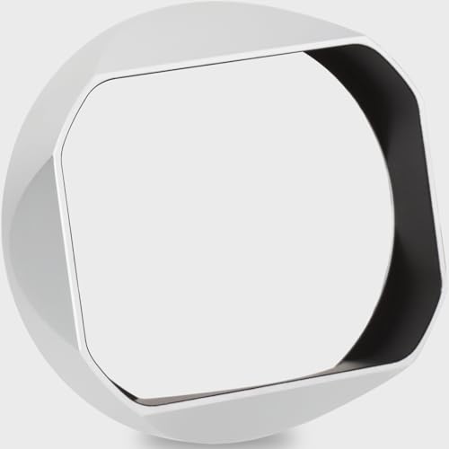 Haoge Metal Square Lens Hoods for Leica Q3-43 Q3 Camera Accessories Silver LH-LQ343W Sliver Square
