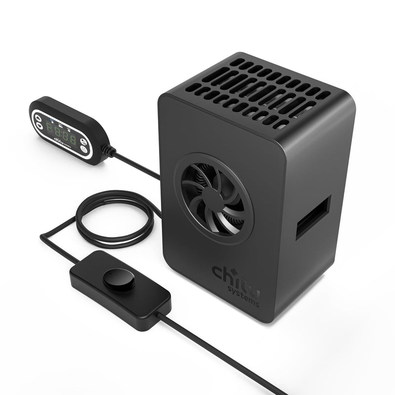 Chitu Systems Upgraded 3D Printer Mini Heater-LCD Resin & FDM 3D Printer Chamber Heater, Easy Installation, High-Performance Fan, Overheat Protection, Compatible with Bambu Lab P1P/P1S/X1 Upgraded H2