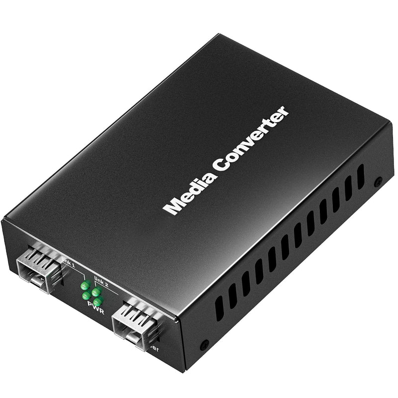 [Australia - AusPower] - 10Gbps 2 Ports SFP OEO Mode Media Converter, Optical-Electrical Fiber Count Converter, SFP Repeater for SFP+ SR Module and 10GBase-T Module, Fiber to Ethernet Transmission up to 100KM 10Gb 2 Ports SFP OEO Mode Media Converter 