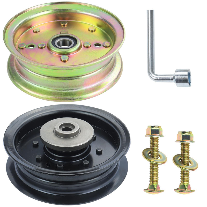 [Australia - AusPower] - 532196104 Husqvarna Idler Pulley with 539132728 idler pulley Replaces Husqvarna 539132728, 589766102, 589766101, 539112196, 532197380, Craftsman 196104, 197380 for RZ4623, RZ5424, Z246 Mowers 