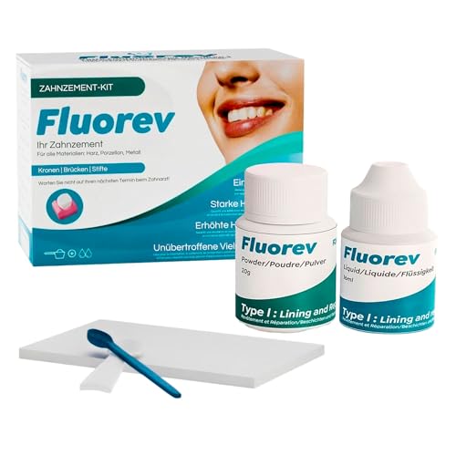 Ionomer Based Temporary Tooth Filling Sealing Kit - High Quality Easy to Use Dental Material 1 piece (pack of 1)