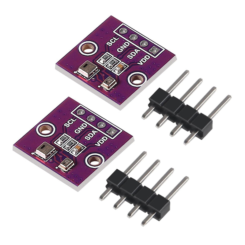 [Australia - AusPower] - UMLIFE 2PCS AHT20+BMP280 2 in 1 Temperature Humidity Air Pressure Module High-Precision Digital Temperature and Air Pressure Sensor 