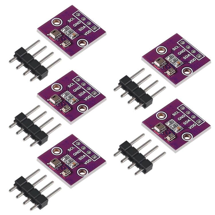 [Australia - AusPower] - UMLIFE 5PCS Temperature Humidity Sensor Module Atmospheric Pressure Module AHT20 + BMP280 High-Precision 3 in 1 Sensor Replace BME280 