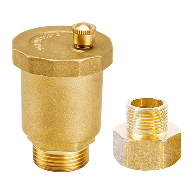 [Australia - AusPower] - Joywayus Brass Automatic Float Valve Kit 1/4"NPT Air Bleeder Release Vent Valve Pipe Fitting Connector Adapter 