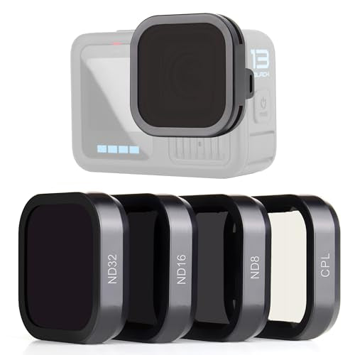 SOONSUN 4-Pack ND & CPL Lens Filter Set for GoPro Hero 13 Black