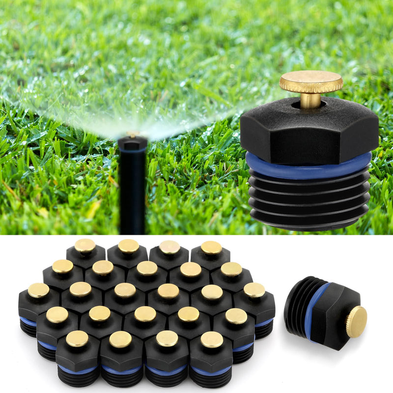 [Australia - AusPower] - 30 Pcs Sprinkler Nozzle 1/2 Inch Garden Misting Nozzles Adjustable 360 Degree Lawn Watering Universal Micro Irrigation Sprinkler Heads for Agriculture Lawn Watering Irrigation System 