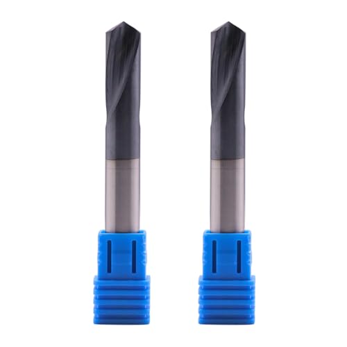 2Pcs 5/16" 2 Flute 120 Degree Solid Carbide Spot Drill - AlTiN Coated 5/16 in