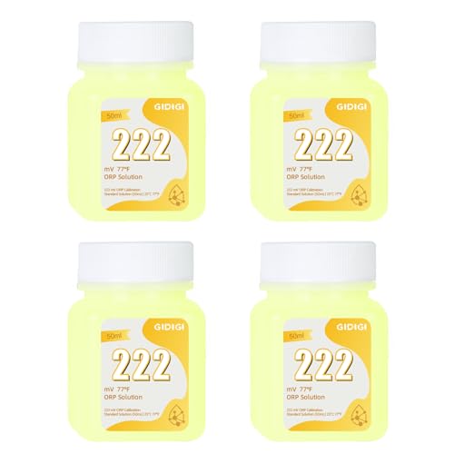 GIDIGI ORP 222mV calibration solution bottle for electrolyte meter calibration