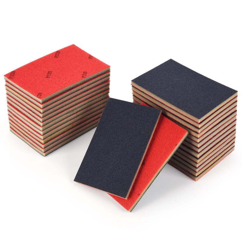 [Australia - AusPower] - 28 PCS 180-3000 Grit Sanding Sponge,Soft Foam Sanding Block,Ultra Fine Sanding Pads Wet Dry Sandpaper Sponge for Model Drywall Metal Wood Furniture Polishing Mix Grit 