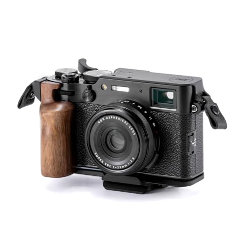 Tilta Vintage Camera Cage Compatible with Fujifilm X100VI – Black | Travel Kit | Thumb Grip | Strap Attachments | ARCA Ready | Lightweight & Durable TA-T70-B-B