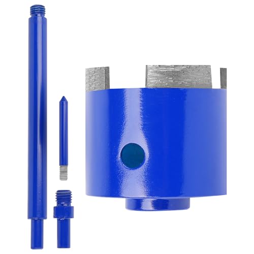 CrestHome 2-inch diamond core drill bit hole saw for tile, concrete, granite, marble, stone, and brick