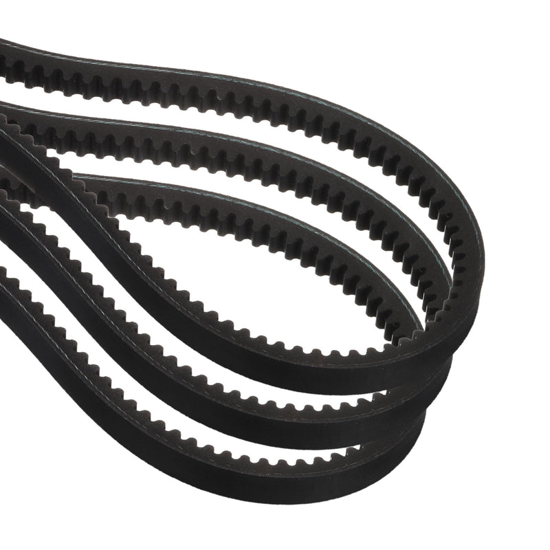 [Australia - AusPower] - uxcell 3 Pcs AX36 EPDM V-Belt, Raw Edge Cogged Industrial Rubber V Belt 1/2" Width x 36" Inside Circumference 