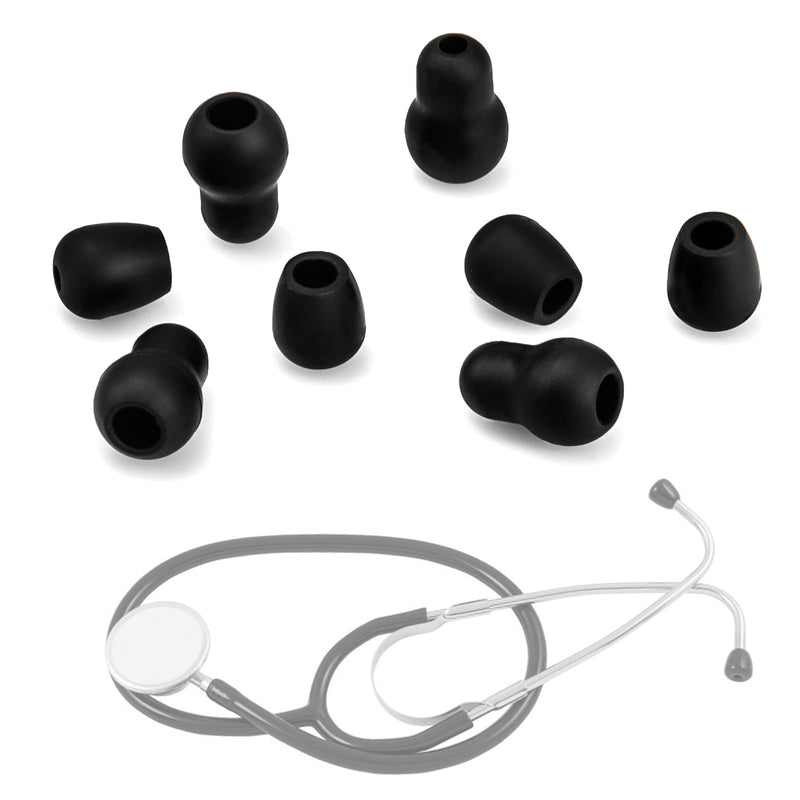 [Australia - AusPower] - Stethoscope Ear Tips Replacement for Littmann Stethoscopes, Compatible with Littman Ear Tips, Stethoscope Ear Pieces, Cardiology IV Parts and Littmann Stethoscope Parts - Soft Sealing Eartips (8 PCS) 