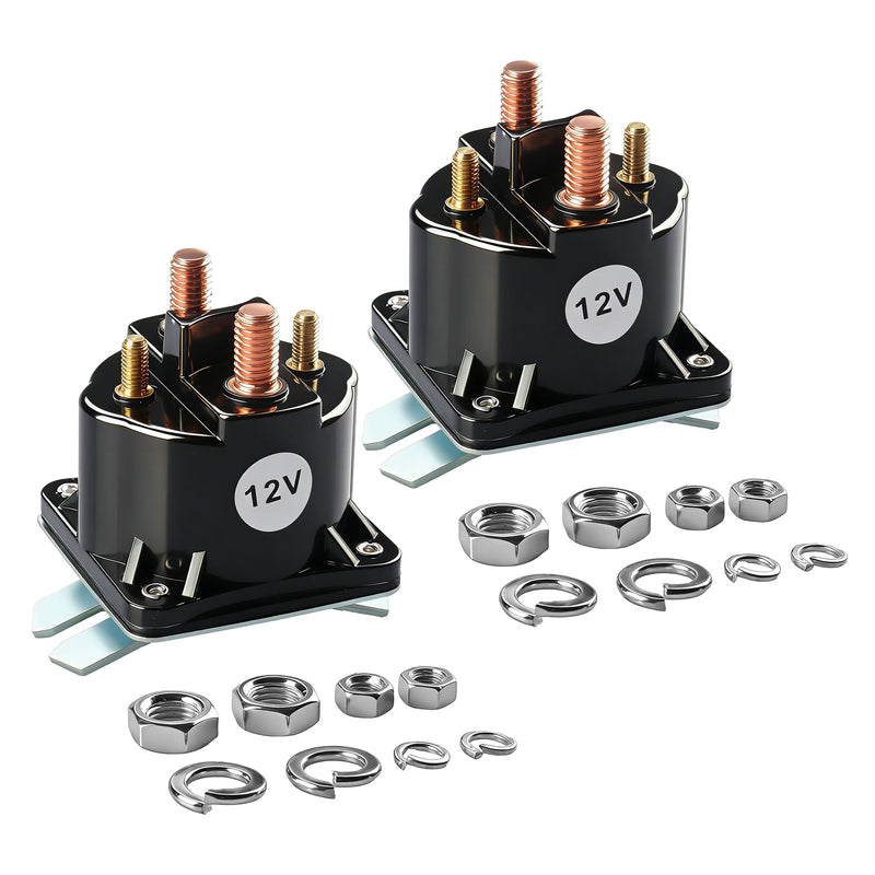 Dump Trailer Solenoid-Dump Trailer Parts for Intermittent Duty Solenoid Relay for SAZ4201GJ 7522 SAZ-4201ER 070009 190107 KTI Unit 391-2-C (12 V 4 Terminal 100 Amp), JDQ-2 (2) 2