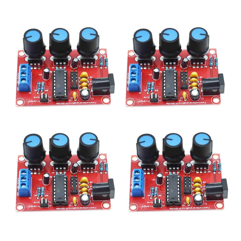 [Australia - AusPower] - 4PCS XR2206 Function Module DIY Kit Sine Triangle Square Output 1Hz-1MHz 9-12V DC Input 